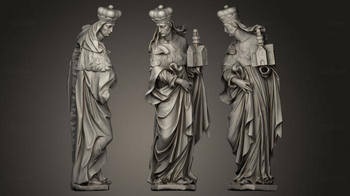 3D модель Алтарная скульптура с тропы храмов Марии (STL)