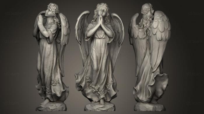 Статуи античные и исторические angel with clasped hands