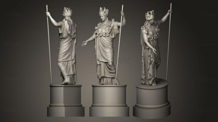 Статуи античные и исторические Athena Hygieia reconstruction