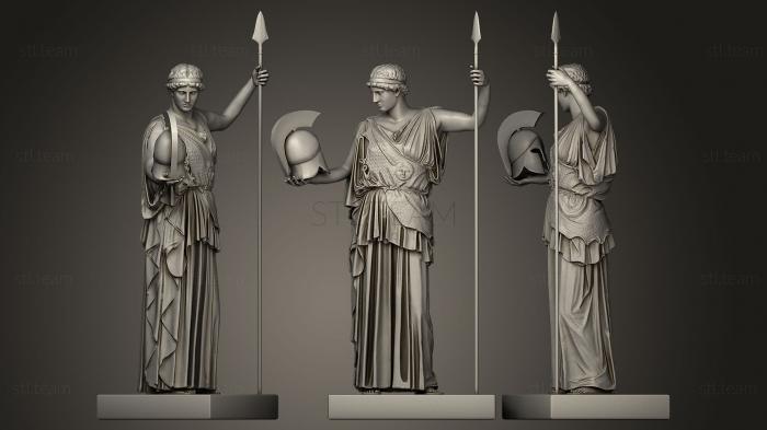 Статуи античные и исторические Athena Lemnia restoration