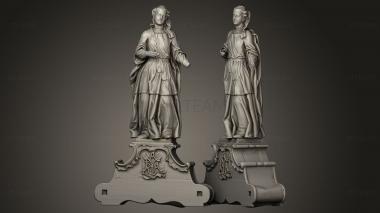 3D модель Барочная скульптура № 9 из Кшешевского аббатства (STL)