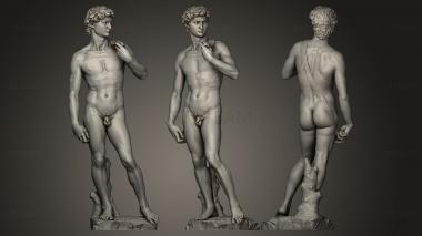 3D модель Давид Микеланджело Galleria dell Accademia Флоренция Италия (STL)