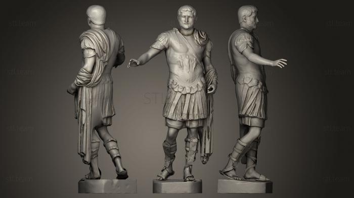 3D model Emperor Gallienus DIVO GALLIENO (STL)