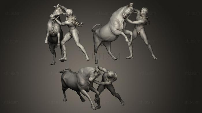 Статуи античные и исторические Farnese Bull Amphion and the Bull