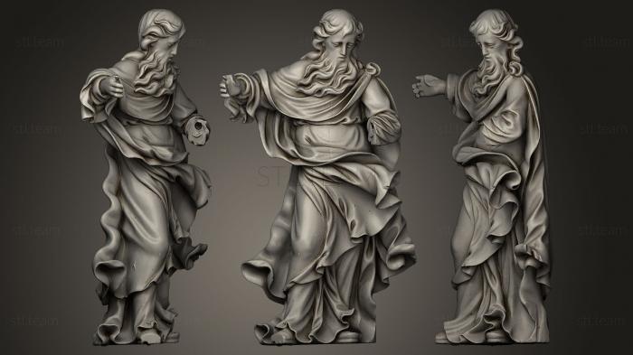 3D model Figure of a Prophet Unknown sculptor (STL)