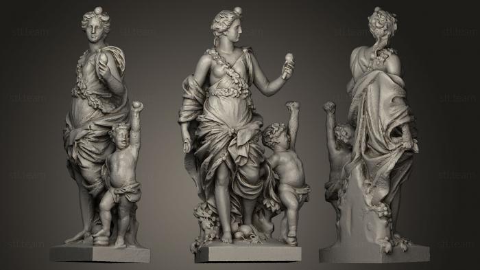 3D модель Статуя богини Помоны в Берлине (STL)