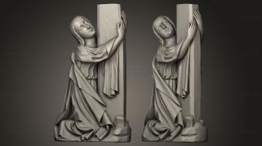 3D model Gothic sculpture No 3 from Krzeszw Abbey (STL)