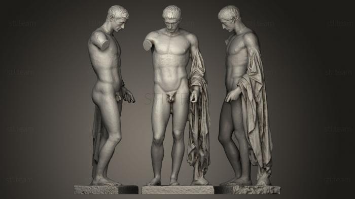 Статуи античные и исторические Hermes Marcellus WITHOUT HANDS