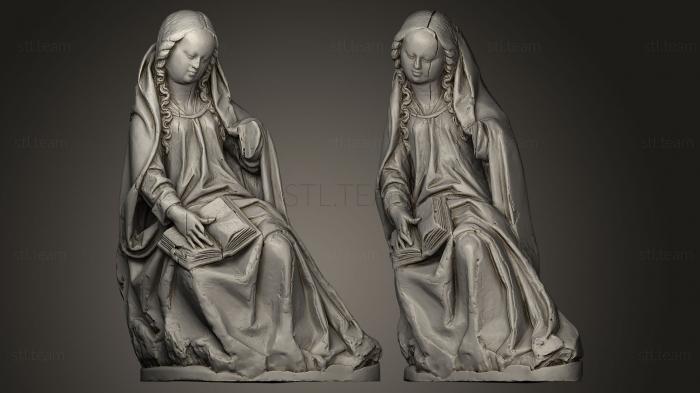 3D модель Богородица Благовещения (STL)