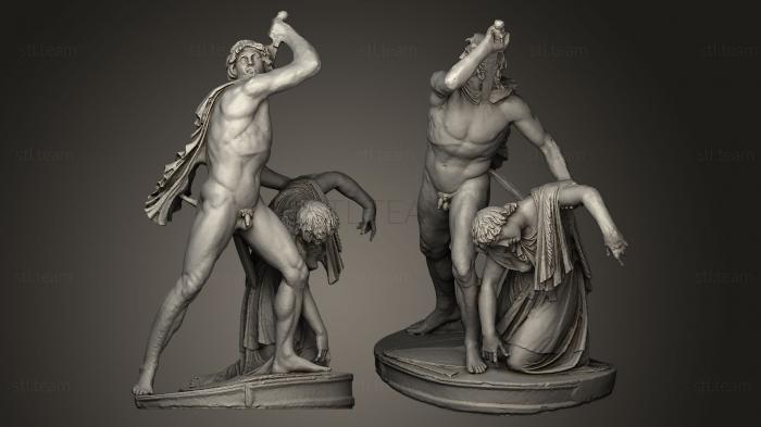 3D model Ludovisi Gaul Killing Himself and His Wife (STL)