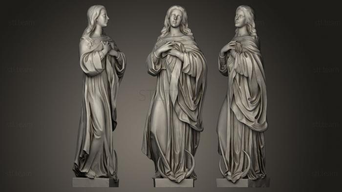 3D model Mary of Manila Cathedral (STL)