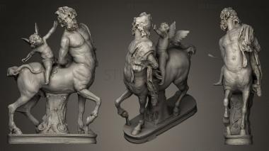 3D model Old Centaur StateRestorations Cupid with crop (STL)