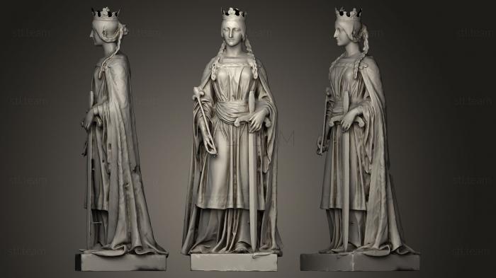 3D модель Королева Матильда, супруга Вильгельма Завоевателя (STL)