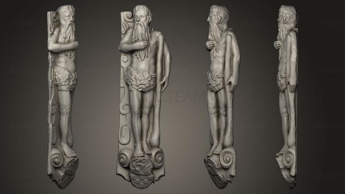 3D model Renaissance stone sculpture (STL)
