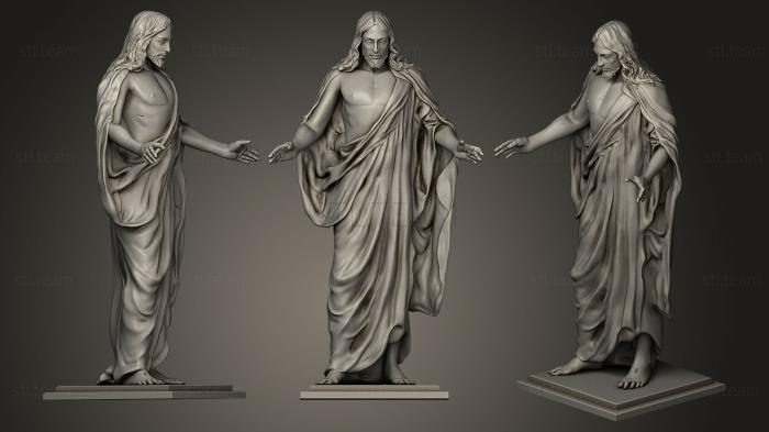 Статуи античные и исторические Resurrected Christus Printable Model