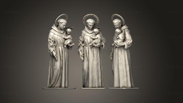 3D модель Святой Антоний Падуанский (STL)