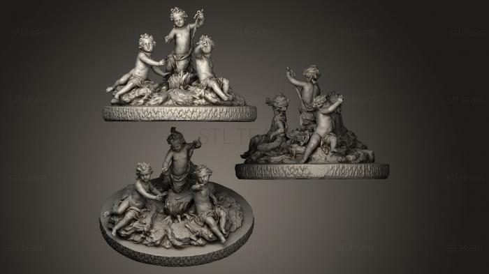 3D model Statue Aux Enfants dits de Versailles (STL)