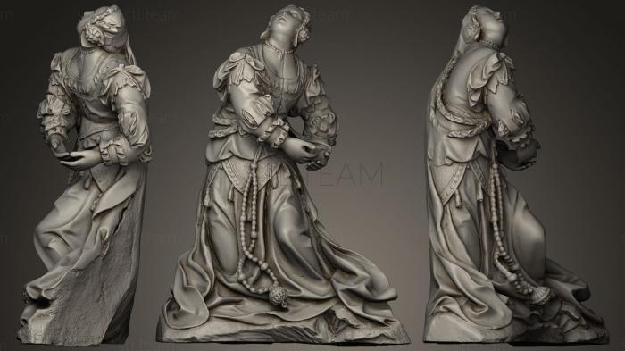 3D model Statuette Madeleine au pied de la Croix (STL)