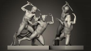 3D model Theseus and the Minotaur reconstruction (STL)