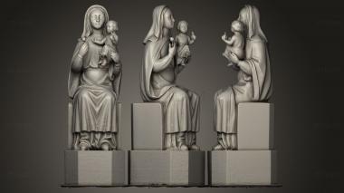 3D model Virgen De La Cabeza big podium (STL)