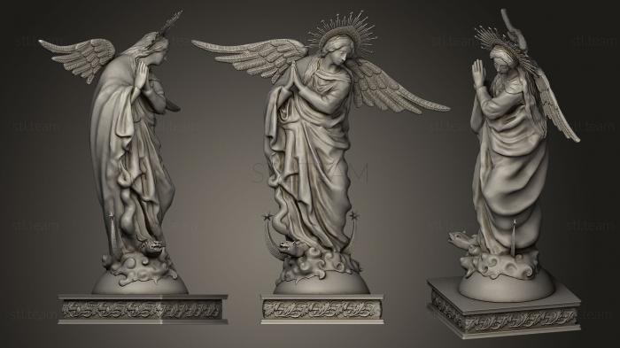3D модель Непорочная Дева Мария (STL)
