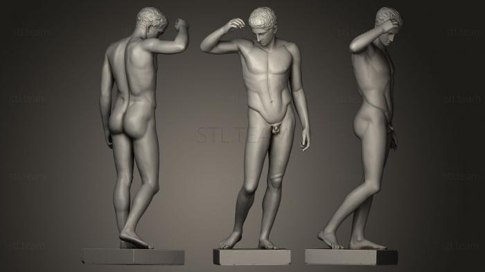 3D модель Молодой человек, так называемый Кинискос (STL)