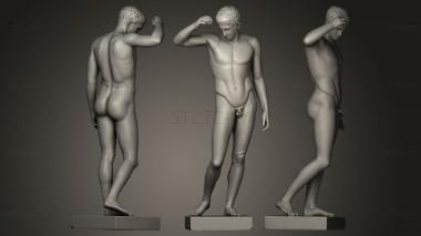 3D model young man the so called Kyniskos (STL)