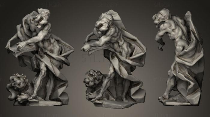 3D модель Боззетто Святой Иероним Иоганн Георг Пинсель (STL)