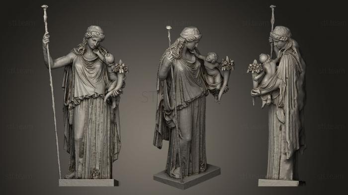 Статуи античные и исторические Эйрин с Плутусом