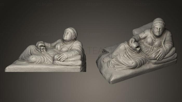 3D модель Скульптура Этру в Йоркширском музее (STL)