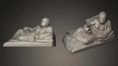 3D model Etru sculpture at the Yorkshire Museum (STL)