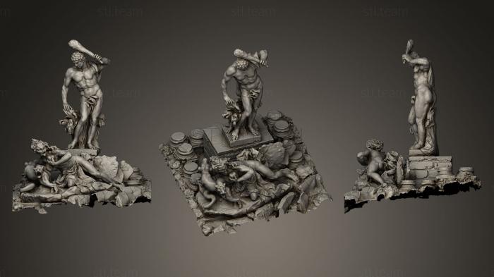 3D model Hercules Fights the Forces of Evil (STL)