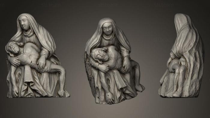 3D модель Статуя Иисуса и Святой Марии Зубрницкой II (STL)