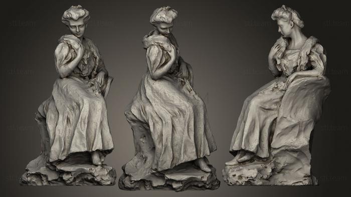 Статуи античные и исторические Lady with a Fox Luna Amalia Drexler