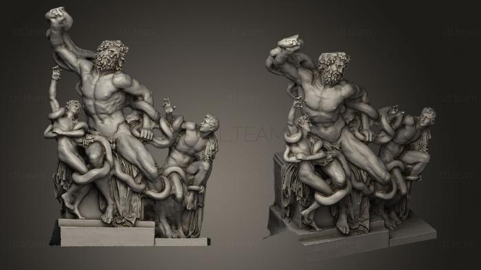 3D model Lakoon and his sons (STL)