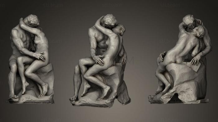 Статуи античные и исторические Le Baiser Modifie Auguste Rodin