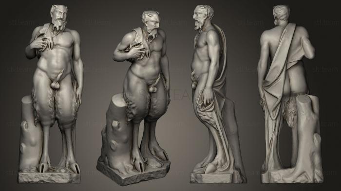 Статуи античные и исторические Сатир Микеланджело