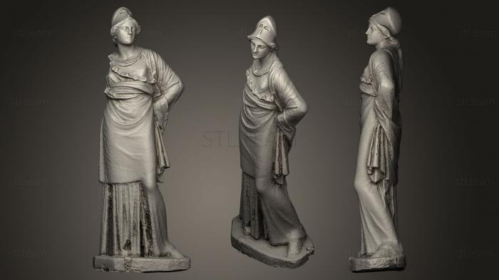 3D model Newton Hall Walston Athena (STL)