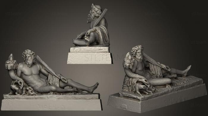 3D model Roman Statue Copenhagen (STL)