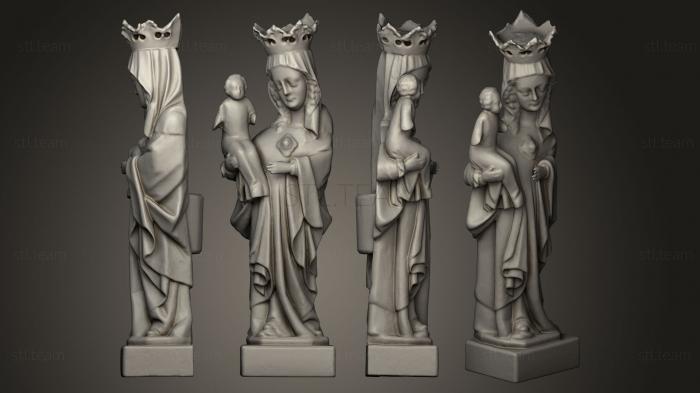 3D model Sculpture Madonna and Child (STL)
