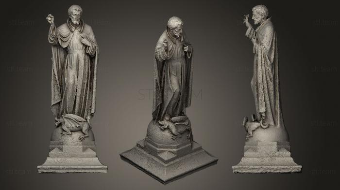 3D модель Статуя Святого Франсуа Ксавье (STL)