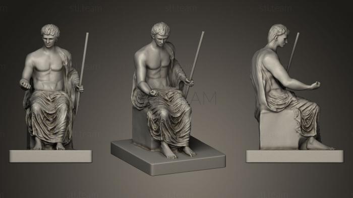 3D модель Статуя Августа В Образе Юпитера Хариса (STL)