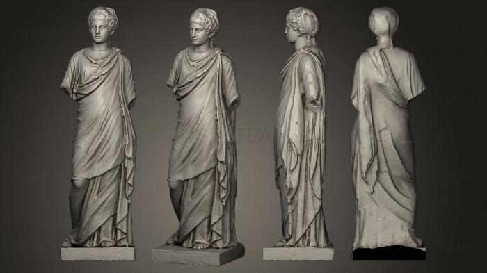 3D модель Статуя молодой женщины (STL)