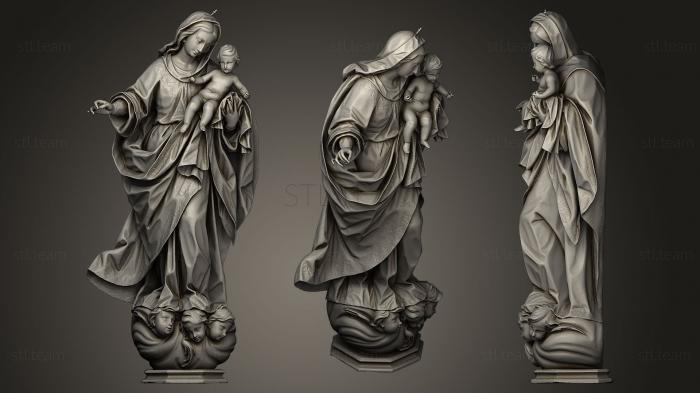 3D model Virgen de los Remedios (STL)