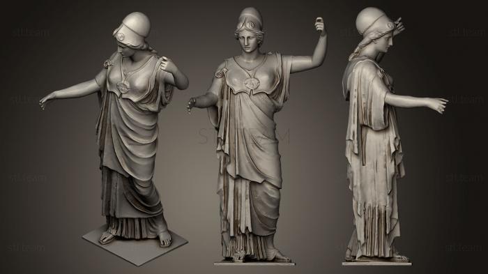 Статуи античные и исторические Athena Minerve best 3d scan ever