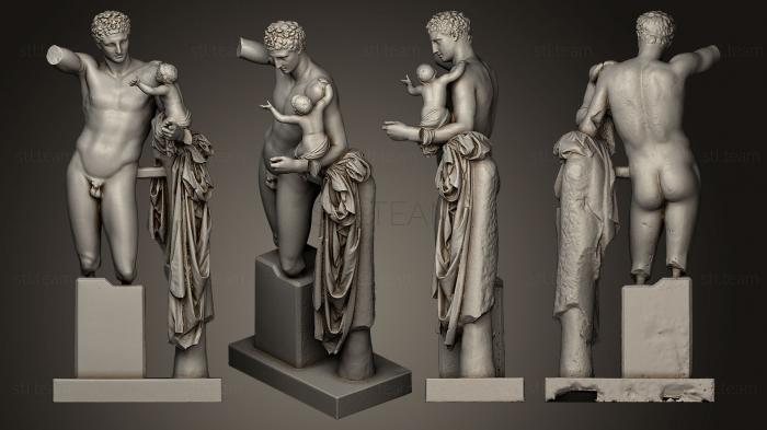Статуи античные и исторические Hermes mit Dionysosknaben