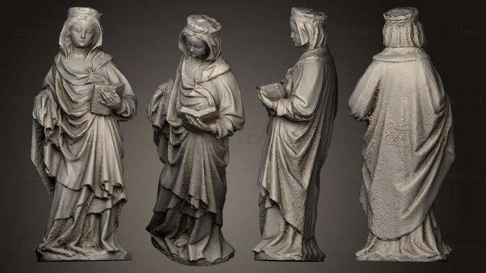 3D model Martyred Female Saint 14th Century (STL)