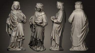 3D model Martyred Female Saint 14th Century (STL)