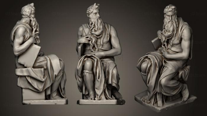 3D модель Моисей Микеланджело (STL)