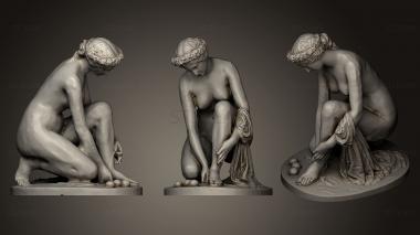 3D модель Статуя сидящей женщины (STL)